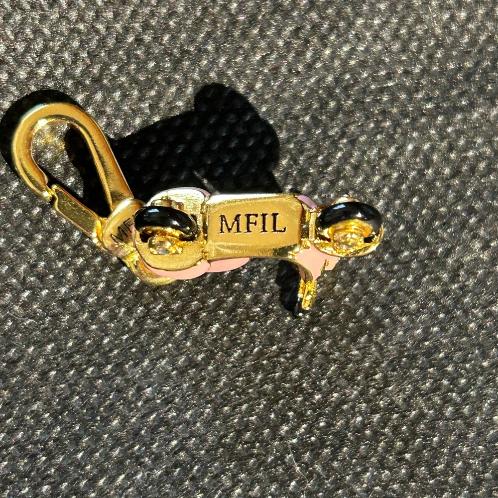 My Flat in London Rare Pink and gold tone scooter charm. NWOT - Picture 4 of 4